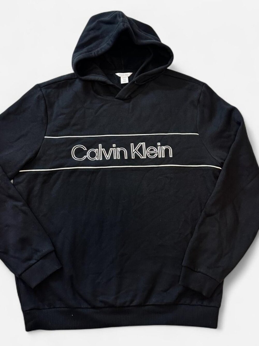 XL Calvin Klein Men's Black Hoodie
